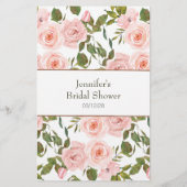 Papier Fête des mariées Jeu Mot Recherche Roses Roses Ros (Dos)