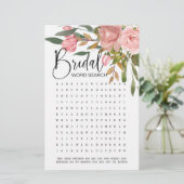 Papier Fête des mariées Jeu Mot Recherche Roses Roses Ros (Debout devant)