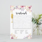 Papier Fête des mariées Jeux Word Recherche Jeu Champagne (Debout devant)