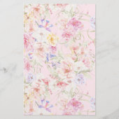 Papier Fête des mariées moderne Fleur Wavy Guesss jeu (Dos)