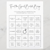 Papier Fête des mariées Moderne Trouvez Le Jeu De Bingo I (Devant)