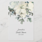 Papier Fête des mariées Mot de jeu Recherche Ivory Blanc (Dos)