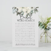 Papier Fête des mariées Mot de jeu Recherche Ivory Blanc (Debout devant)