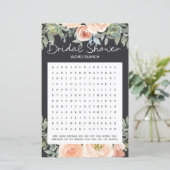 Papier Fête des mariées Mot de recherche Pastel Peach Flo (Debout devant)