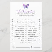 Papier Fête des mariées papillon Voudrait-elle plutôt jou (Devant)