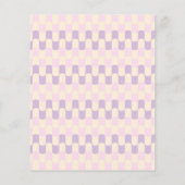 Papier Fête des mariées rétro rose violet Super budget (Dos)