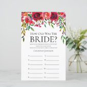 Papier Fête des mariées Rose de Bourgogne (Debout devant)