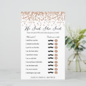 Papier Fête des mariées rose Jeu - Il Dit Qu'Elle A Dit I (Debout devant)