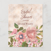 Papier Fête des mariées Roses roses (Devant)