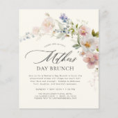 Papier Fête des Mères Brunch Boho Terracotta Invitation (Devant)