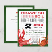 Papier FÊTE DES PÈRES BUDGET Invitation de la fête des bo (Devant / Derrière)