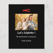 Papier FÊTE DES PÈRES BUDGET Photo Crawfish Invitation éb (Dos)