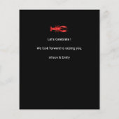 Papier FÊTE DES PÈRES BUDGÉTAIRE Crawfish Invitation à éb (Dos)