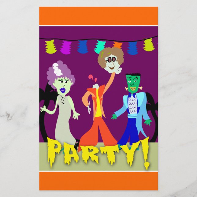 Papier Fête d'Halloween ! (Devant)