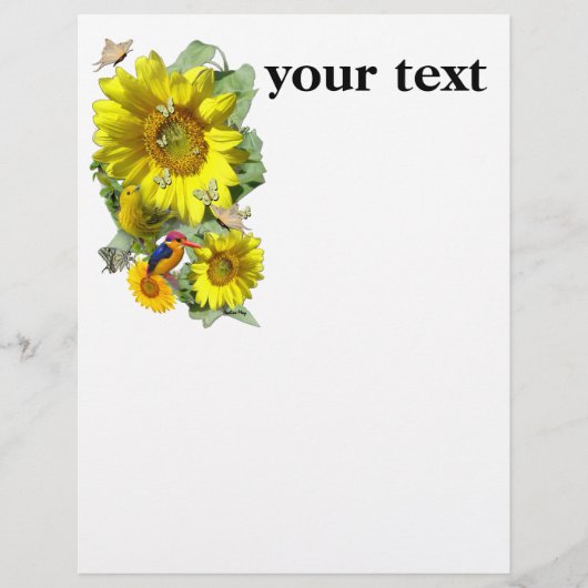 Papier Fête du Tournesol (Devant)
