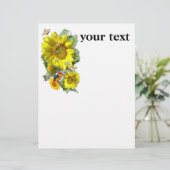 Papier Fête du Tournesol (Debout devant)