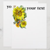 Papier Fête du Tournesol (Devant / Derrière)