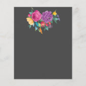 Papier Fête Fleur Bright Floral Baby Shower  (Dos)