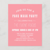 Papier fête masque facial (Dos)