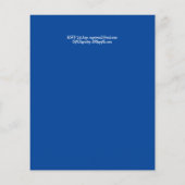 Papier Fête Prénatale Bébé Budget Invitation Baleine Vie  (Dos)