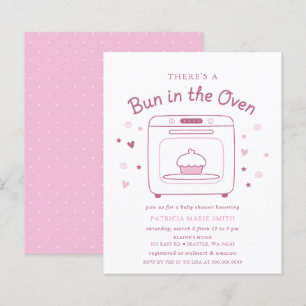 Papier Fête Prénatale Bébé Fille Rose Petit Budget Bun Da