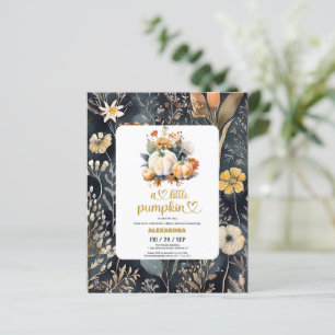 Papier Fête prénatale petit citrouille automne petit budg