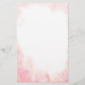 Papier Fête Rose Florale Du Thé Nuptial Il A Dit Qu'Elle (Dos)