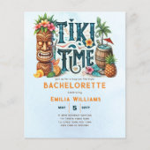 Papier Fête Tropicale Tiki Mariage Luau Enterrement de Vi (Devant)