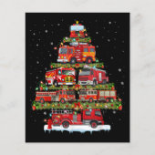 Papier Feu de camion feux Pompier Camion d'incendie Noël (Devant)