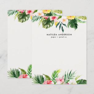 Papier Feuillage moderne vert floral botanique tropical