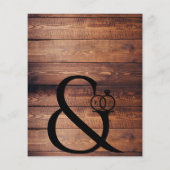 Papier Feuillage vert Faire-part de mariage Eucalyptus (Dos)