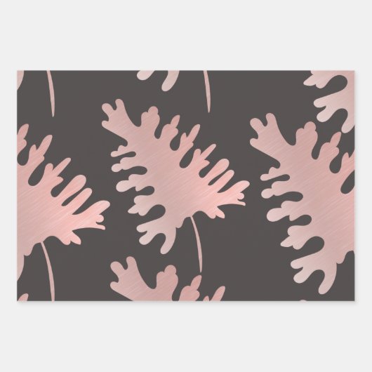 Papier feuille Rosegold Enveloppement Jeu plat de  (Devant 3)
