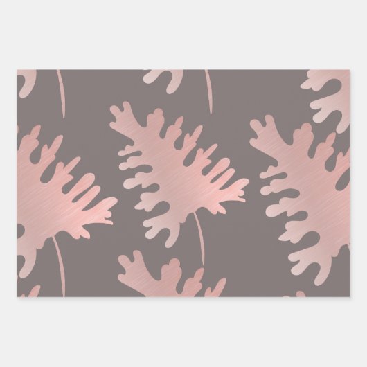 Papier feuille Rosegold Enveloppement Jeu plat de  (Devant 2)