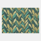 Papier Feuille turquoise Ti (Devant 2)