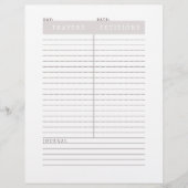 Papier Feuillet Clip-It quotidien de prières (Devant)