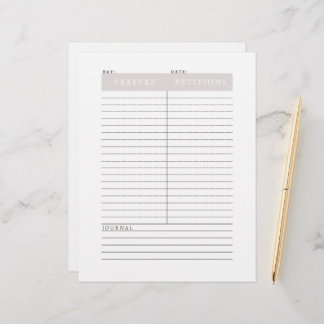 Papier Feuillet Clip-It quotidien de prières