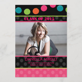 Papier Feux Photo Graduation Invitation