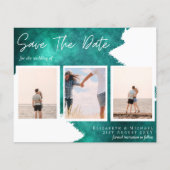 Papier Fiançailles de dates d'enregistrement de photos co (Devant)