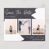 Papier Fiançailles de dates d'enregistrement de photos co (Devant)