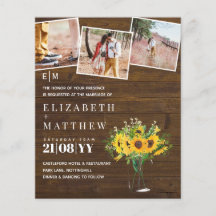 Fiançailles Photo Rustic Tournesol Mariage Savedat