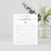 Papier Fiche Conseils Et Souhaits De Diplôme (Debout devant)