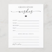 Papier Fiche Conseils Et Souhaits De Diplôme (Devant)