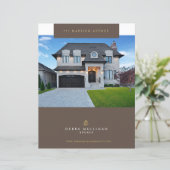 Papier Fiche de caractéristiques immobilières Élégant Fly (Debout devant)