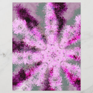 Papier Fiche de collage de flocon de neige tropicale no 1