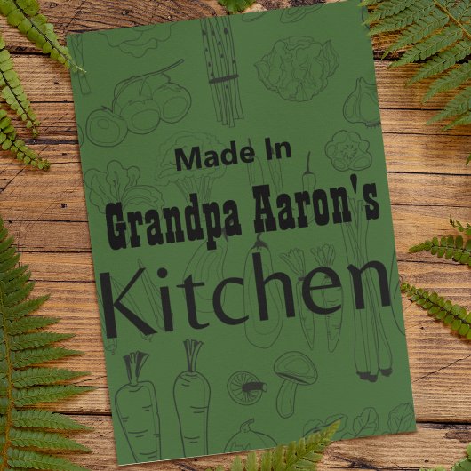 Papier Fiche de Recette Faite Dans la Cuisine de [Votre N