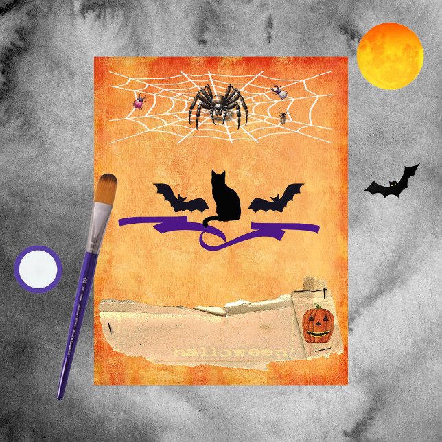 Papier Fiche produit Halloween Borders (Créateur téléchargé)