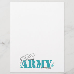 Papier Fière maman de l'armée