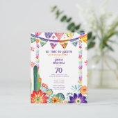 Papier FIESTA Anniversaire Fleurs Folkart 70ème 80ème 90è (Debout devant)