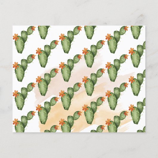 Papier Fiesta | Fête des mariées aquarelle | Date Nuit (Dos)