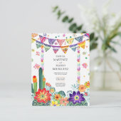 Papier FIESTA MARIAGE - Fleurs Folkart Moderne (Debout devant)